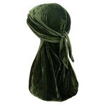 Durag verde <br> terciopelo