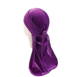 Durag in velluto viola per bambini - Durag-Shop